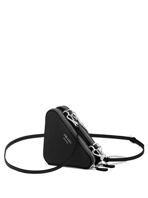 prada mini triangle crossbody bag|prada bag with mini pouch.